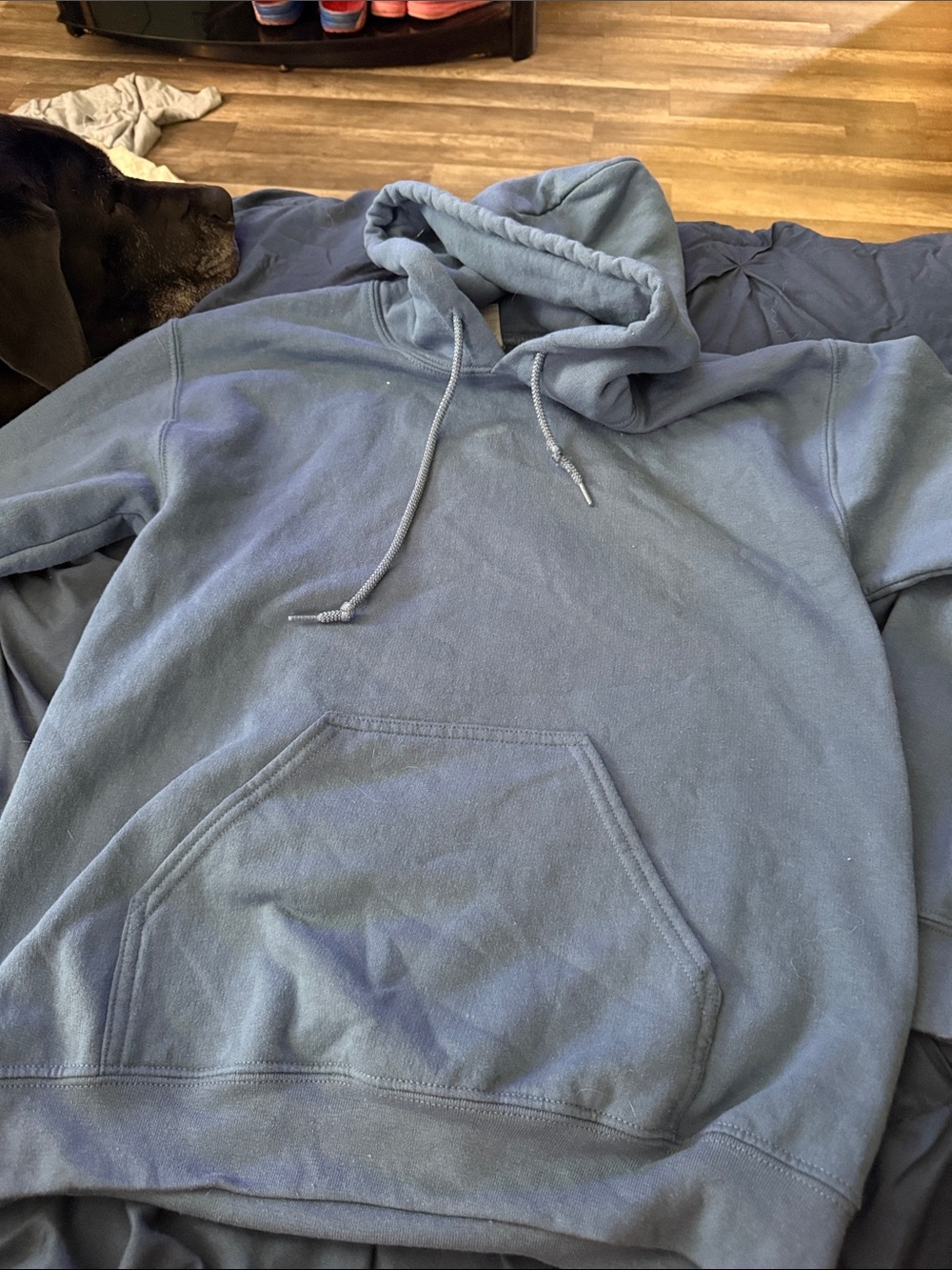 Men's Blue Pullover Hoodie Sweatshirt